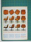 Print Ad Steelcase Double Shell Chair Orange Mid Century Modern Furniture 1970