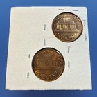 1959-p   D Lincoln Memorial Cents  Two Gem Bu Coins From Obw Rolls   5911
