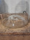 Excellent 19c Apothecary Jar  Original Tin Lid wavy Glass  bubbles large Pontil