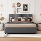 Full Queen Size Bed Frames With 4 Drawers Upholstered Platform Bed Bedroom Sets