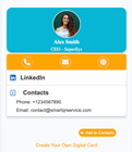    Smart Digital Business Card -  Nfc     Tap   Contactless Networking Card