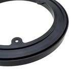 8inch Black Round Plastic Lazy Susan 200x14mm   8x0 55inch For Potted Plants  
