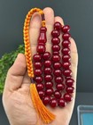 Faturan Amber Rosary  Large S  ze Islamic Rosary  Misbaha  Tasbih  Tasbeeh Tesbih