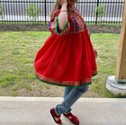 Afghan Kuchi Handmade Party Dress Afghani Traditional Clothes Beaded