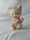 Edward Mobley   Rubber Squeak Toy Cat Kitty Vtg Long Hair Small 