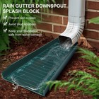 4 Pack Gutter Downspout Extensions Rain Splash Block Drainage System Heavy Duty