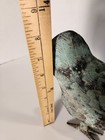 Antique Patina Bronze Hen Garden Sculpture Pecking Chicken Statue Figurine 
