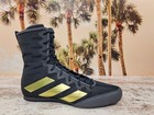 Adidas Box Hog 4 Black Metallic Gold Boxing Shoes Gz6116 Men s Size 11 New