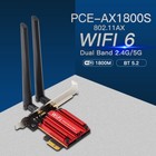 Ax1800 Mt7921 Wifi 6 Pcie Wifi Card 802 11ax Pcie Bluetooth 5 2 Pc Wifi Adapter