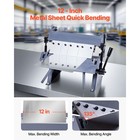 12 In Box And Pan Brake 0-135   20 Ga Sheet Metal Bending Brake Bender 5 Fingers