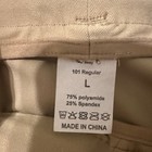 Straight-leg High Waist Pants In Tan