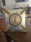 Vintage Glass Clock Made In The Usa Used