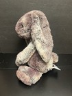 Jellycat Woodland Bashful Bunny Medium 12  Stuffed Plush Rabbit Brown Gray Tan