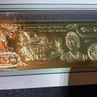22ct Gold  5 Belize 1981 Banknote - Ocelot Rare Unc Collectible Currency