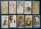 1800s Sweet Caporal Tobacco Actresses Trading Cards   Others Lot Of 95
