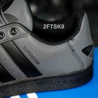 Adidas Originals Superstar Core Black Reflective Men s Shoes 8 5 12 Id3109