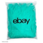 Lot 25 - Ebay 12  X 15  Zipper Clothing Bags - Frosted With Black Logo New
