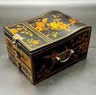 Vintage Asian chinoiserie Jewelry Box