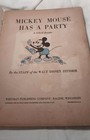 Mickey Mouse Has A Party 1938 W toby Tortoise Robber Kitten   Happy Pig 