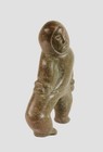 Inuit Eskimo Green Steatite Carved Man