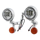Fit For Harley Street Glide 94-23 4 5  Fog Passing Light Brackets   Turn Signals