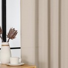 Linen Valances For Windows 2 Panels  Soft Solid Airy Faux Linen Textured Vala   