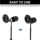 Earplug Lanyard  2 Pcs  With Magnetic Tug-resistant Safety One Size  Black