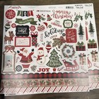 Echo Park A Perfect Christmas 12 X 12 Scrapbook Kit Reindeer Candy Cane Snow Nob
