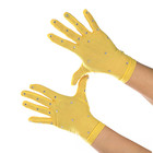 Professional Figure Skating Gloves With High-elastic Mesh And Rhinestones