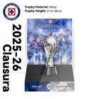 Clausura Cruz Azul F c  Liga Mx Clausura Champions 8cm Trophy With Display Case