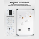 Steelite Magnetic Dry Erase Board 36 X 24 Inch Whiteboard Office Marker Board