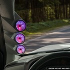 Glowshift Boost  2400f Pyro Egt   Trans Temp Diesel Gauge Set  White 7 Color