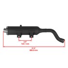 Exhaust Muffler W gasket For Yamaha Yfz450 Yfz 450 2004-2009   Yfz450 Le 2004