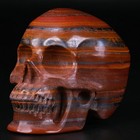 3 0  Tiger Iron Eye Carved Crystal Skull  Realistic  Crystal Healing