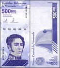 Venezuela 500000 Bolivar Soberano  2020  P-113  Unc X10 Pcs