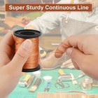 Poexuzi Upholstery Repair Sewing Kit Thread For Leather shoe carpet Brown