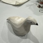 Vintage Hand Carved Dove - Original  White  11   x6   x 3 1 2    In Heig
