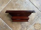 Vintage Bombay Company Mahogany Wood Wall Shelf Ledge Floating Shelf 9 X 4 X 3 5