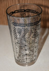 Vintage Libbey Pint Glass Mixed Drink Recipes Cocktail Bar Glass 16 Oz