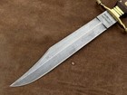Vintage J  English   Hubers Bowie Hunting Knife Historical Hunting Replica Knife