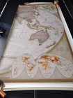 World Map Mural National Geographic Executive Antique Style 60  X 40 