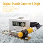 5 Digit Digital Punch Electronic Counter Magnetic Inductive Proximity Switch 666