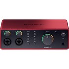 Focusrite Scarlett 4i4 Usb-c Audio midi Interface  4th Gen  Bundle With Polse   