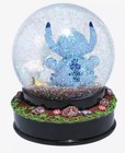 Disney Stitch Snow Globe Water Globe Reading Book To Ducklings Figural New
