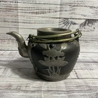 Antique 17th Century Chinese Metal Teapot Signed Shi Dabin