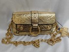 Zadig voltaire 20cm Women Gold Wrinkle Cow Leather Shoulder Bag Phone Pouch