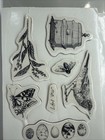 New Stampin  Up 7 Pc Rubber Stamp Set No  147 Nature Walk Bird Egg Bee Butterfly