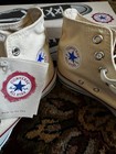 Converse Chuck Taylor Size Youth 2 5 Or Women s 4-4 5 White Vintage Made In Usa