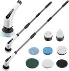 7 Heads Electric Spin Scrubber Cordless Bathtub Power Scrubber Cleaning Brush Us