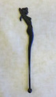 10 Nude Swizzle Sticks Black Beverage Stirrers Party Bar Fun